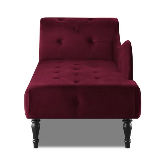Wisteria Velvet Chaise Lounge 5
