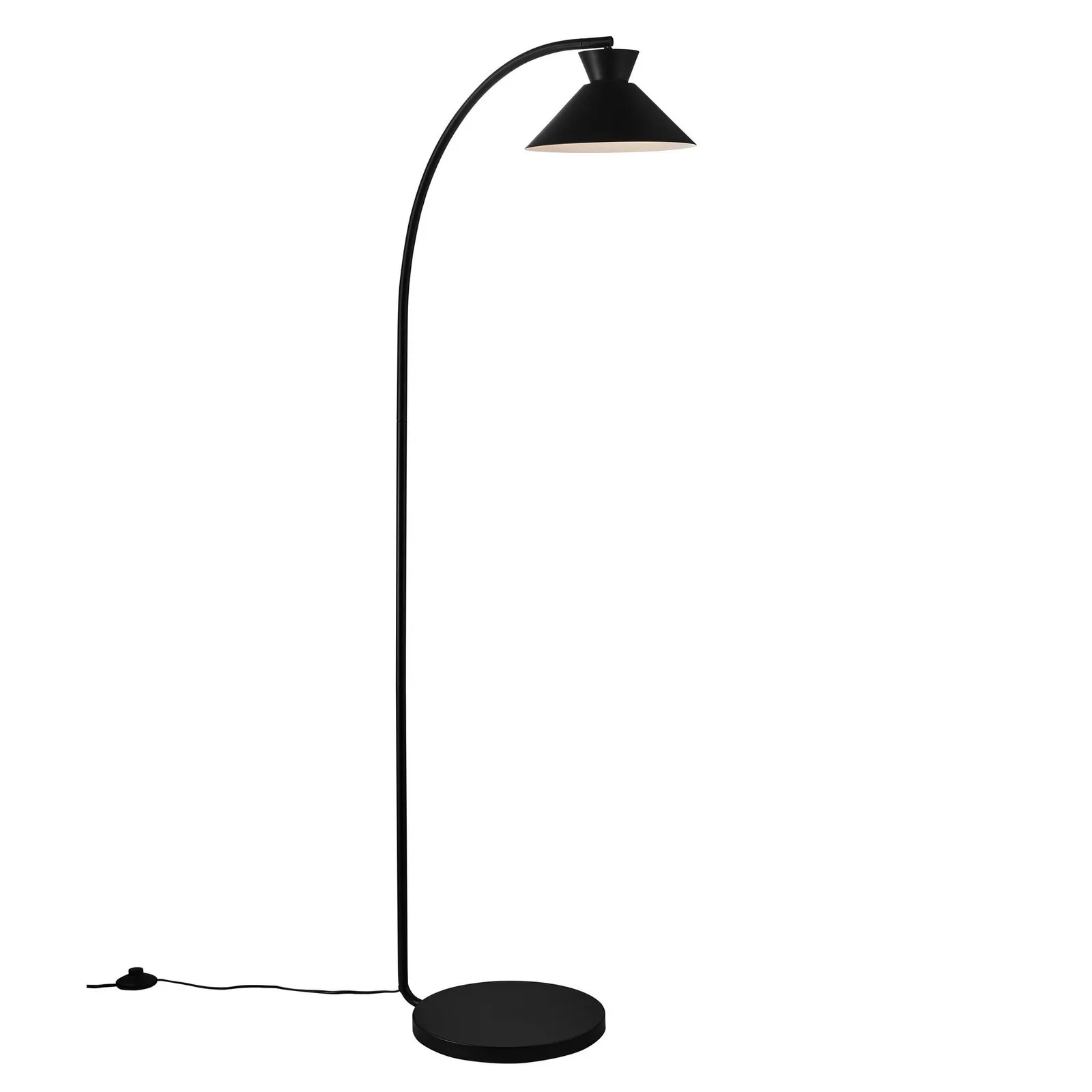 Nordlux Dial Floor Lamp Black Metal Livingroom E27 Switch