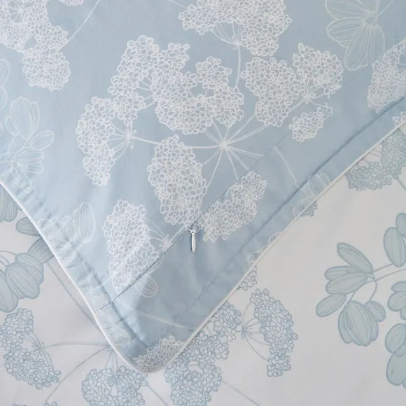 Dorma Daylesford Blue 100% Cotton Oxford Pillowcase Pair 3