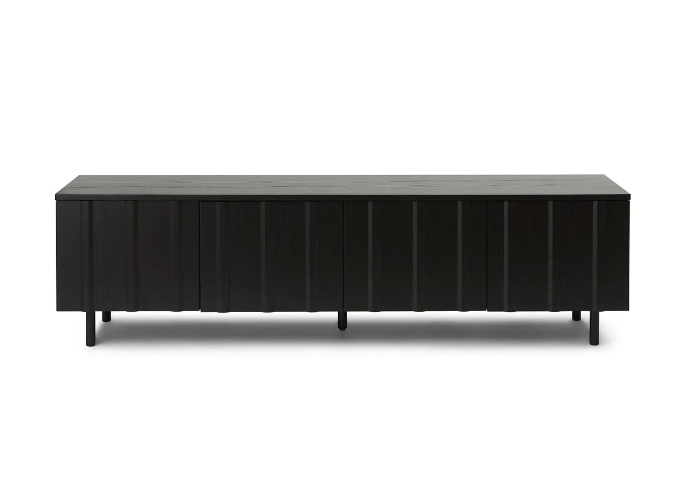Normann Copenhagen Rib Sideboard Low Soft Black 1