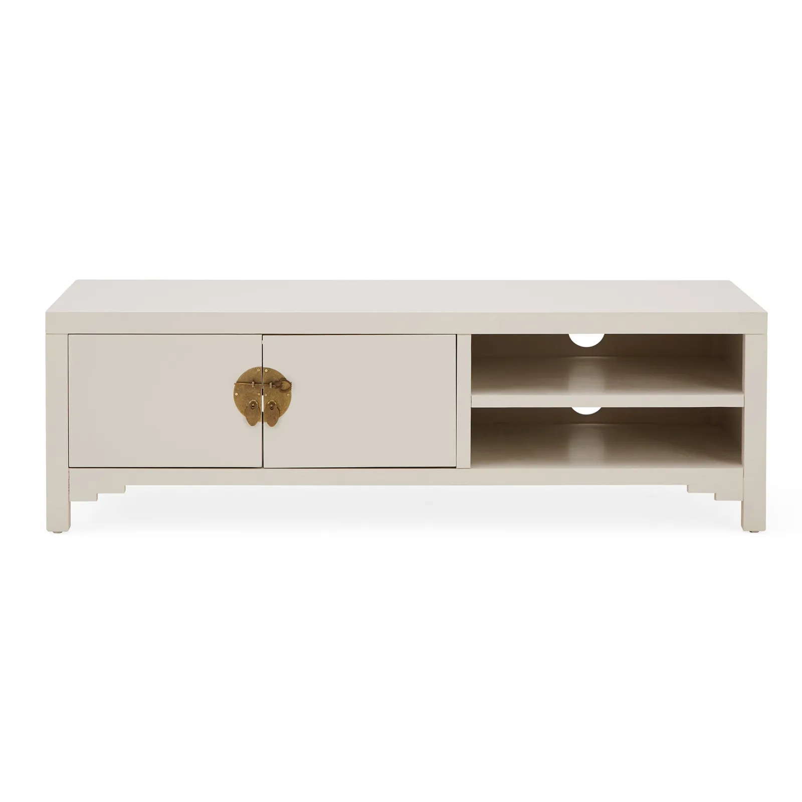 Hanna Oyster Wide TV Stand Oyster