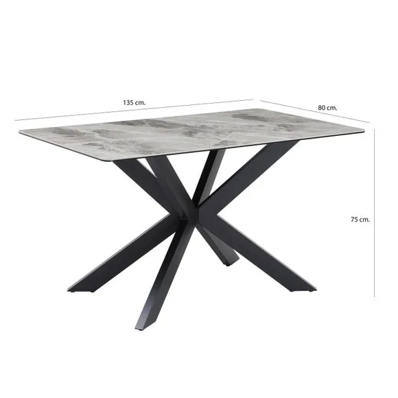 Indus Valley Athena 6 Seater Dining Table Corner Bench Set 5