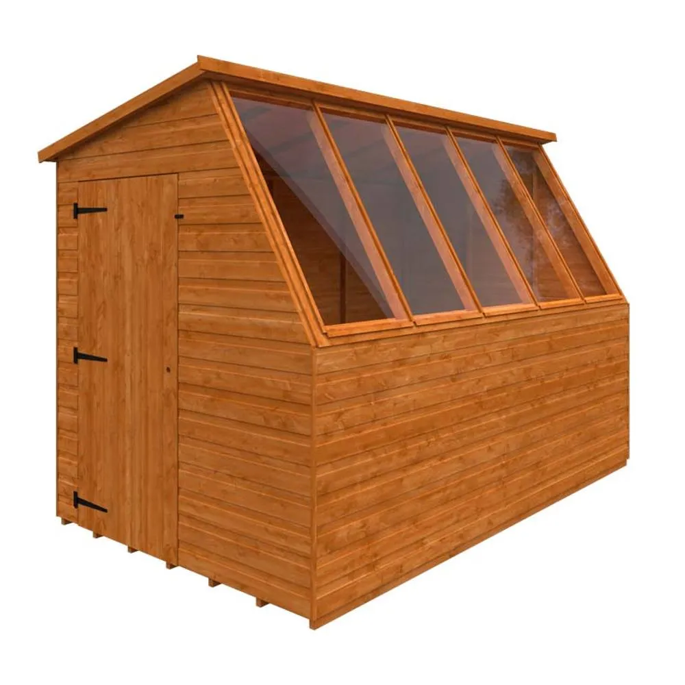 Buttercup Farm 10x6 Jewel Potting Shed 12mm Shed - L295 x W175 x H217 cm in Burnt Orange