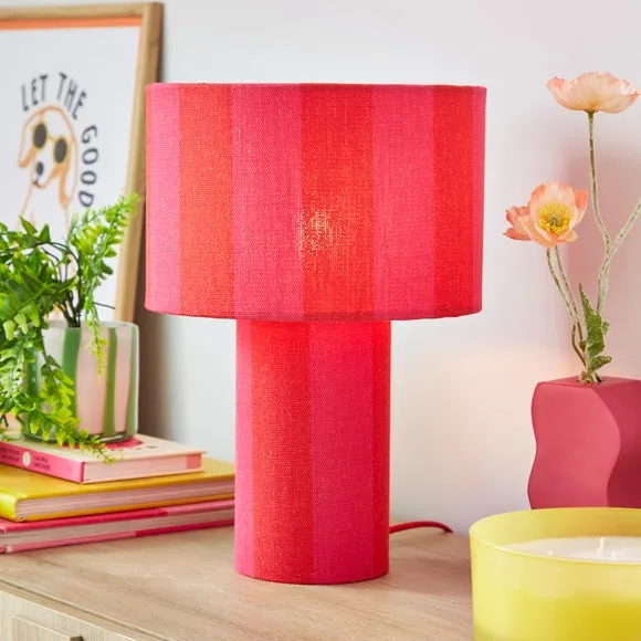 Beatrice Striped Table Lamp 1