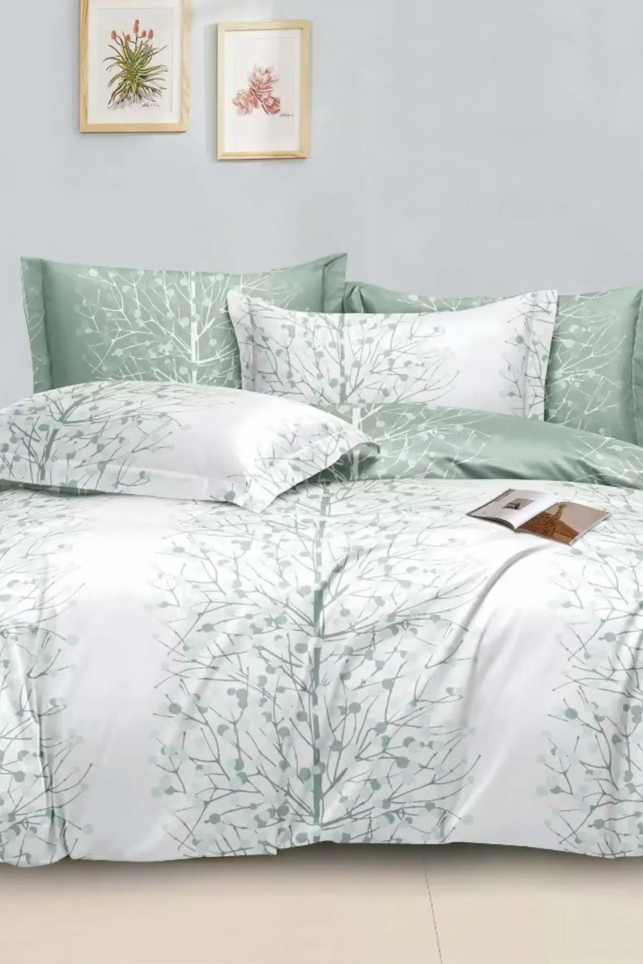 Ezysleep Green Nature Printed Duvet Set 2