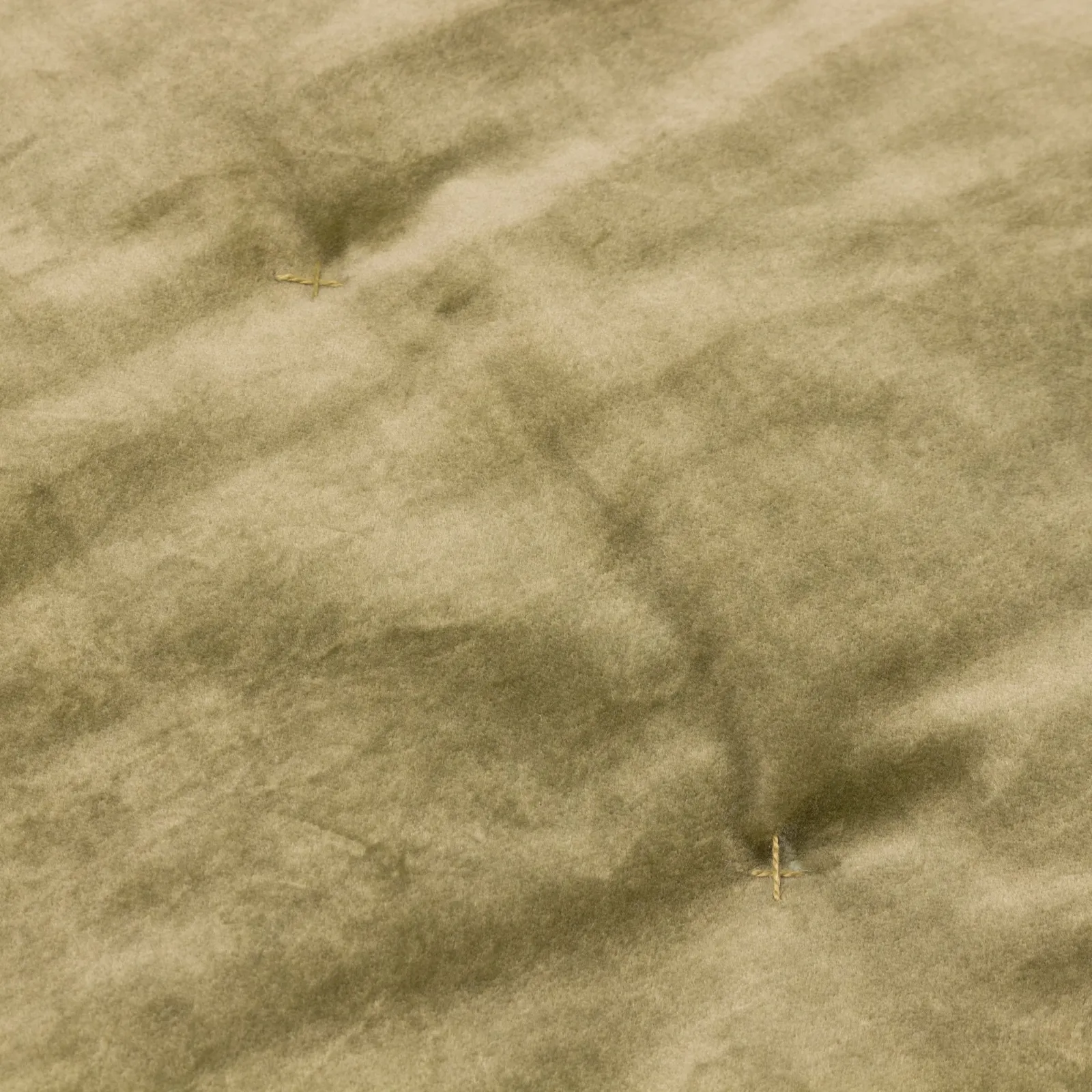 Yard Jaye Fringed Cotton Velvet Bedspread in Green 4