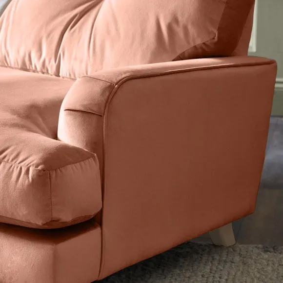 Martha Vintage Velvet Corner Chaise 5