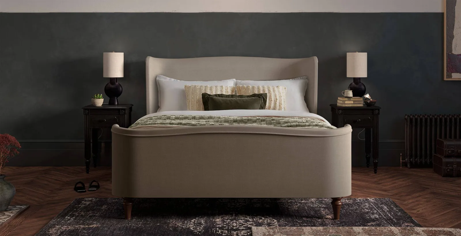 Charlotte Bed, King - Natural