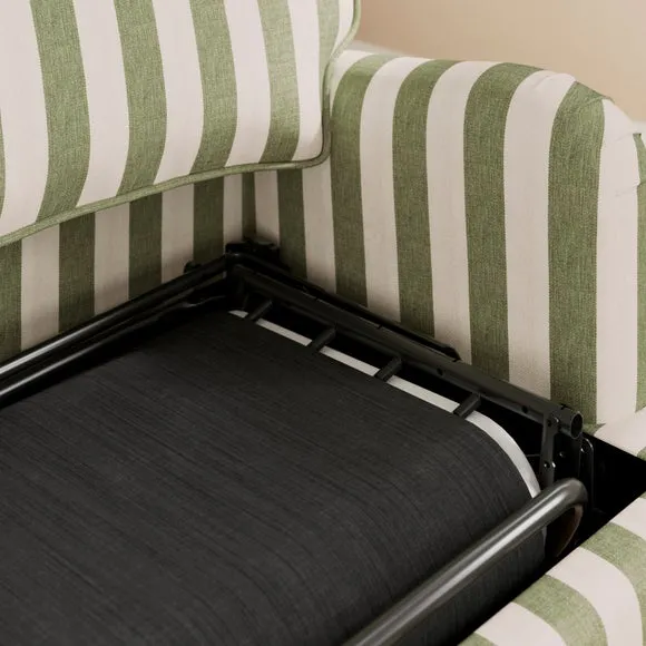 Beatrice II Woven Stripe 3 Seater Sofa Bed 3