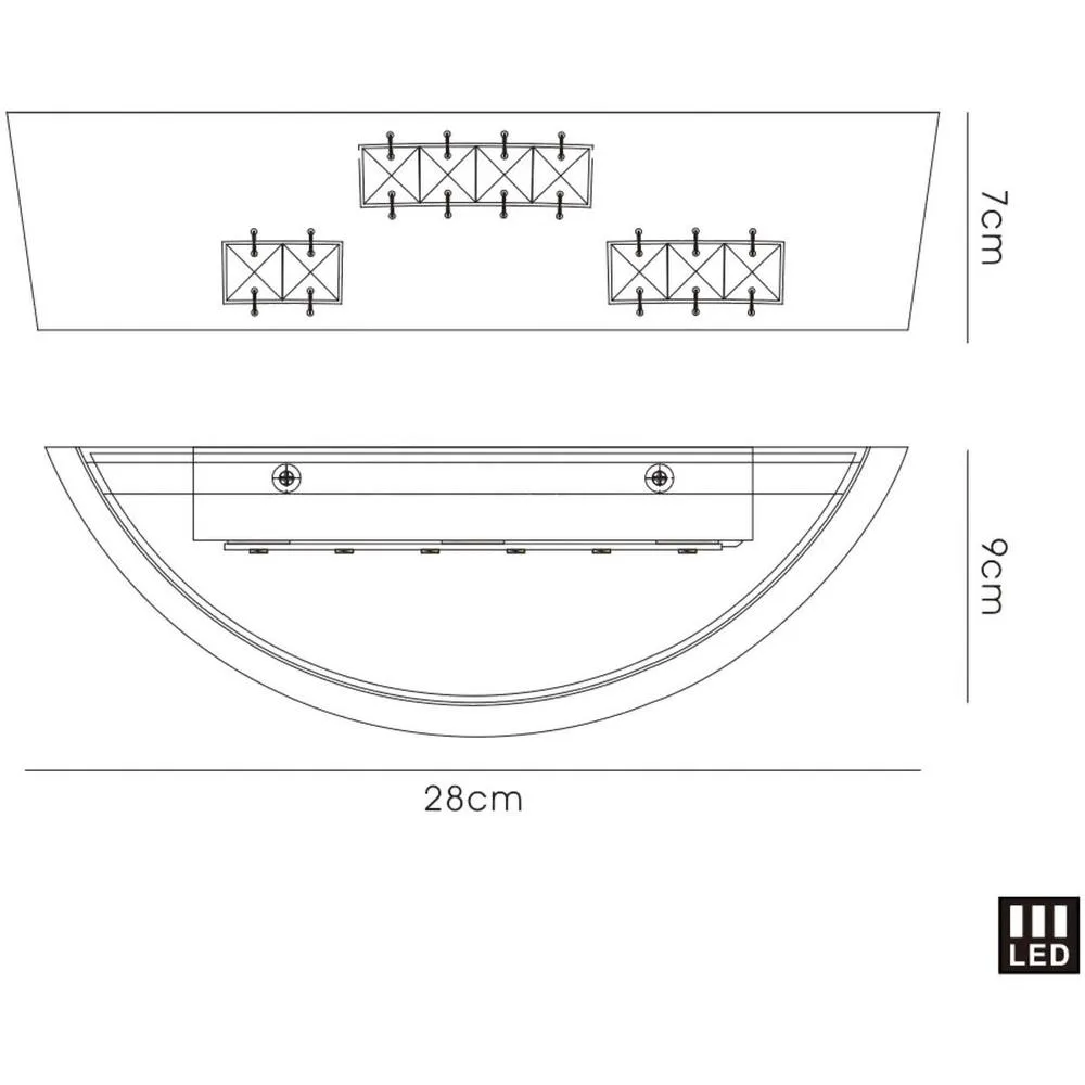 Netlighting Phoenix Wall Lamp 6 X 0.5W LED 4000K WhiteCrystal in White 5