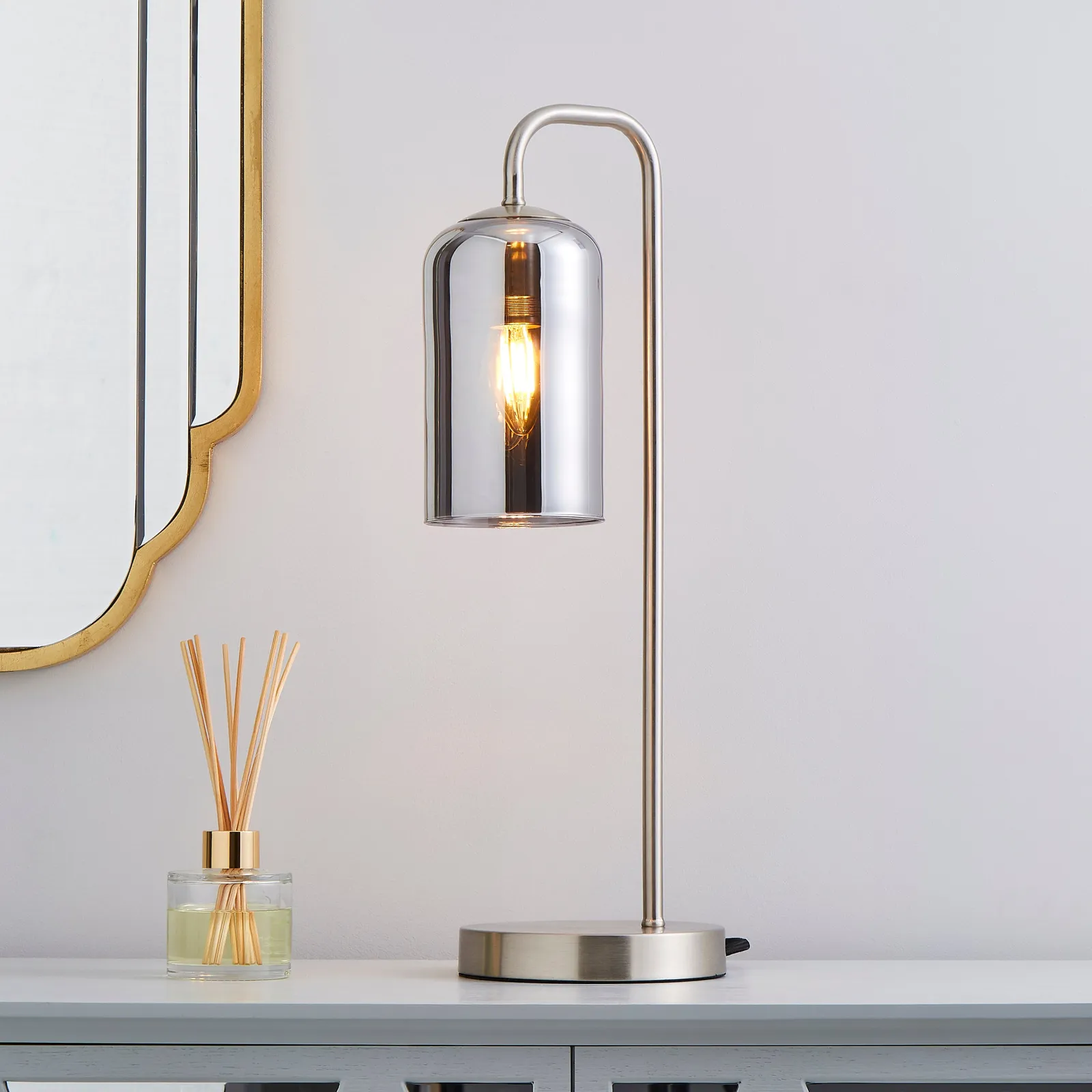 Palazzo Chrome Table Lamp Chrome