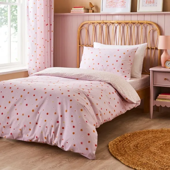 Daisy Ditsy Polycotton Duvet Cover & Pillowcase Set 1