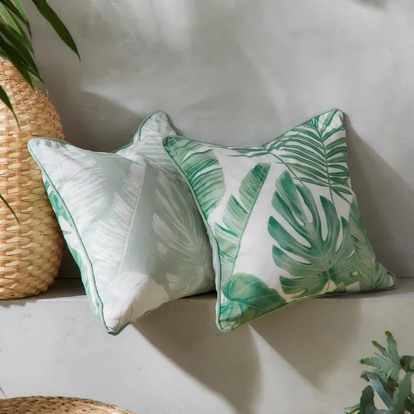 Tahiti Outdoor Cotton Square Filled Cushion