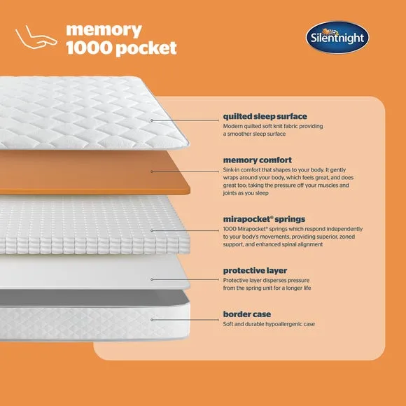 Silentnight Memory 1000 Pocket Hybrid Mattress 5
