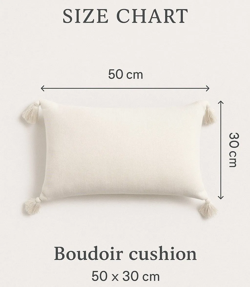 Rapport Home Richmond Boudoir Filled Cushion (50x30 cm) in Ivory 2