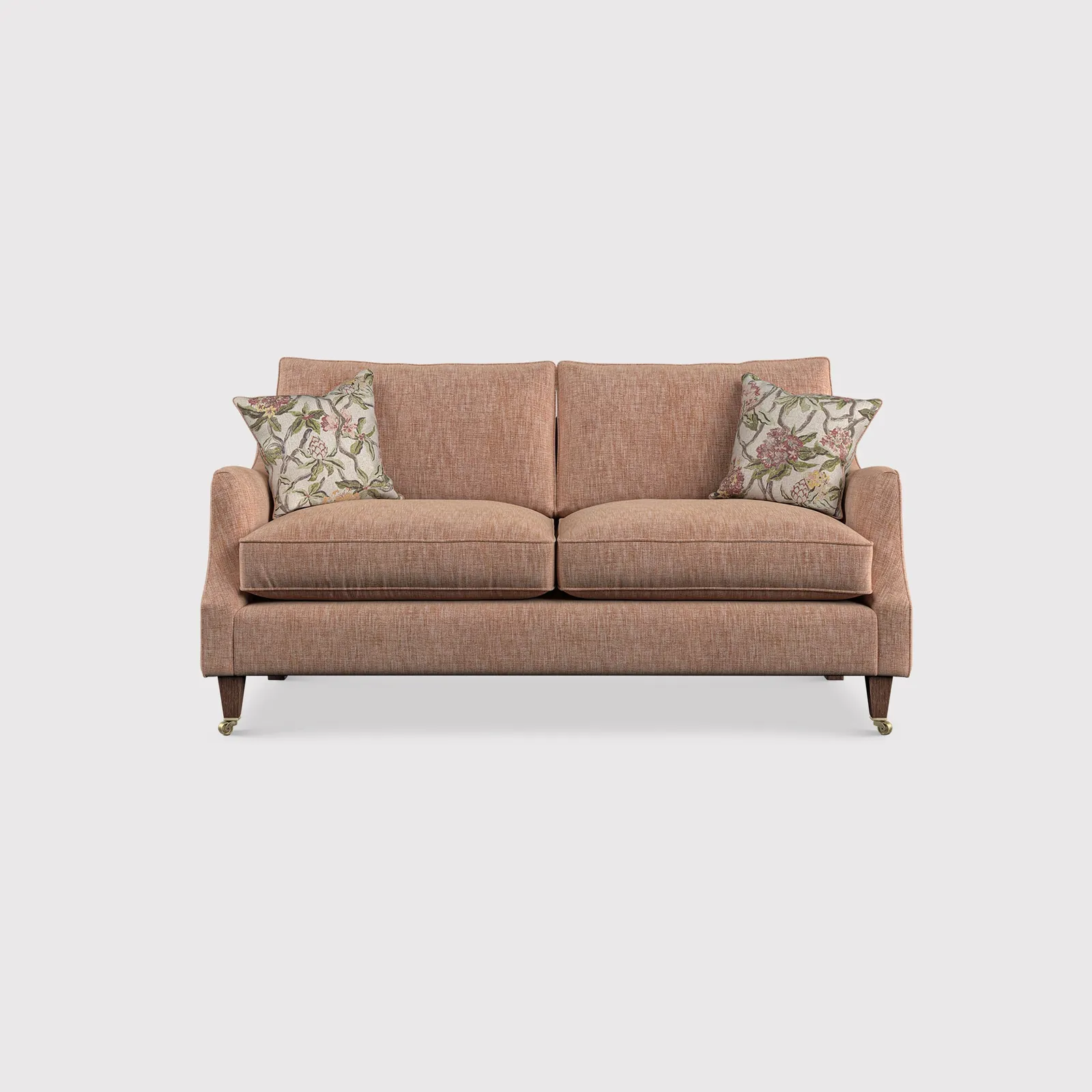 English Heritage Quarry 26 Medium Sofa- Pre-Set Scatters, Pink Fabric | Barker & Stonehouse 1