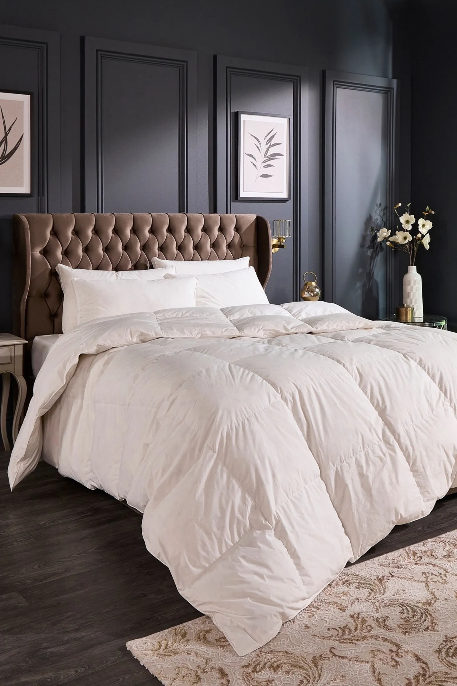 Snuggledown Retreat Hungarian Goose Down 13.5 Tog Winter Duvet in White 2