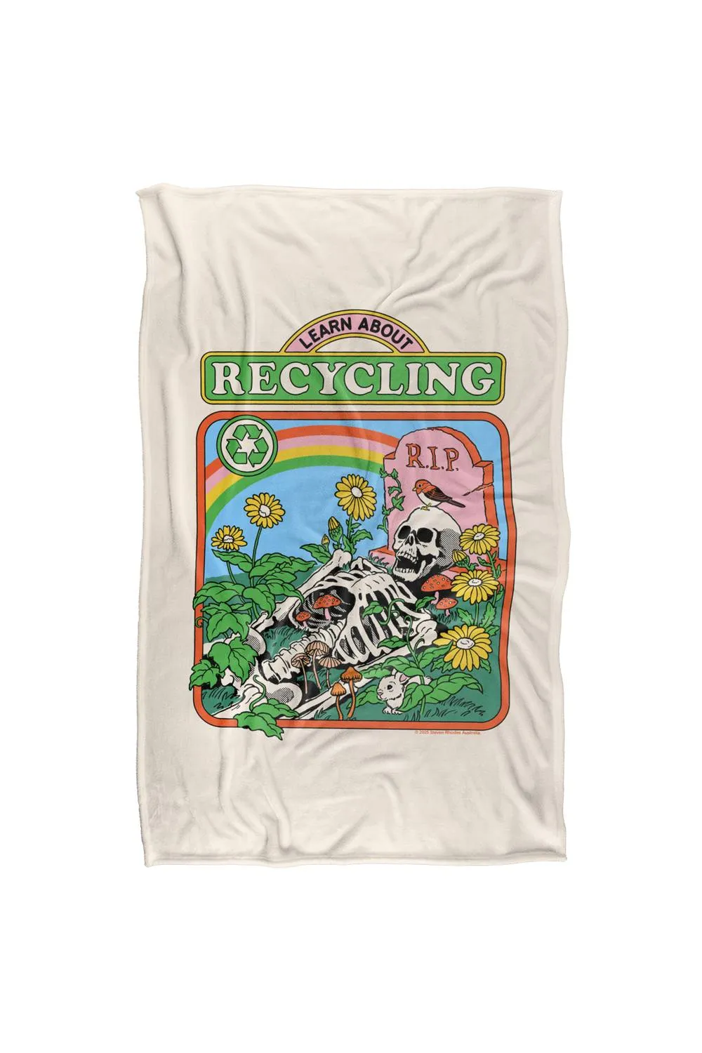 Steven Rhodes Learn About Recycling Silky Super Soft Throw Blanket