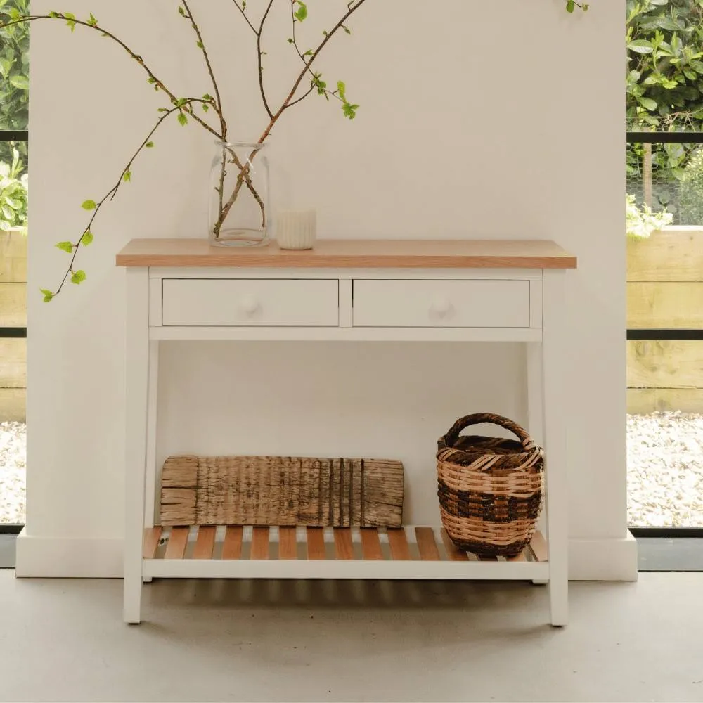 Statement Furniture Ludlow Console Table - Large in White 1