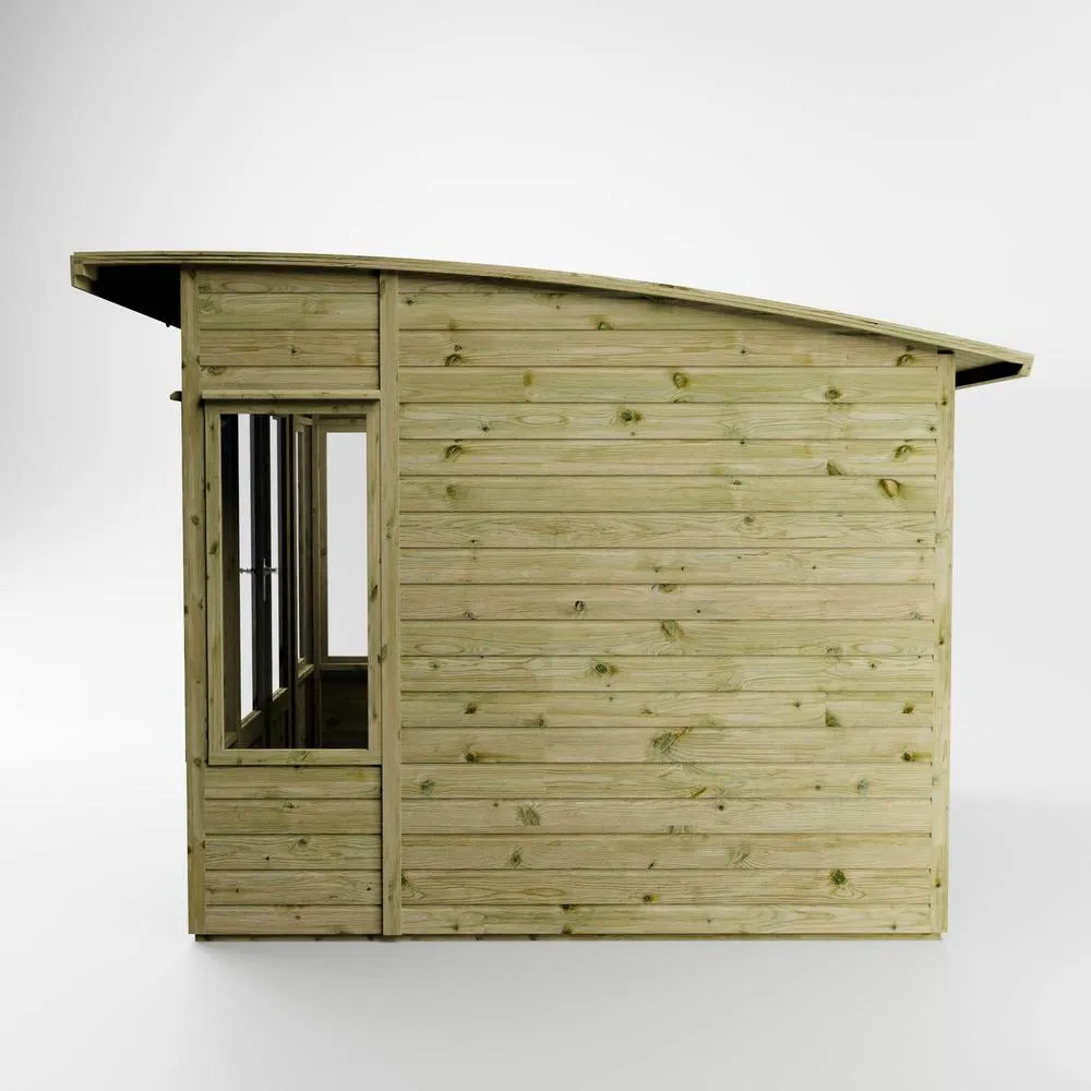 Mercia 8 x 8 Feet Premium Helios Summerhouse - L295.1 x W247.6 x H215.7 cm in Brown 4