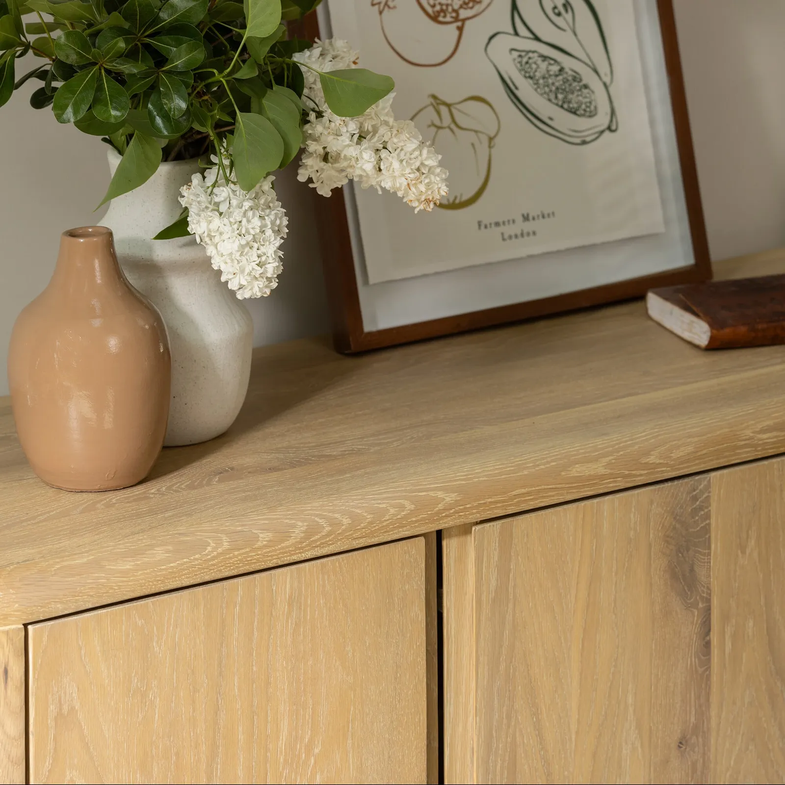 Folkstone Wide Sideboard 165X76X45 Cm, Neutral Oak | Barker & Stonehouse 5