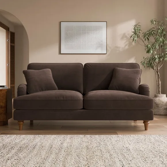 Beatrice II Velvet 3 Seater Sofa Bed 2