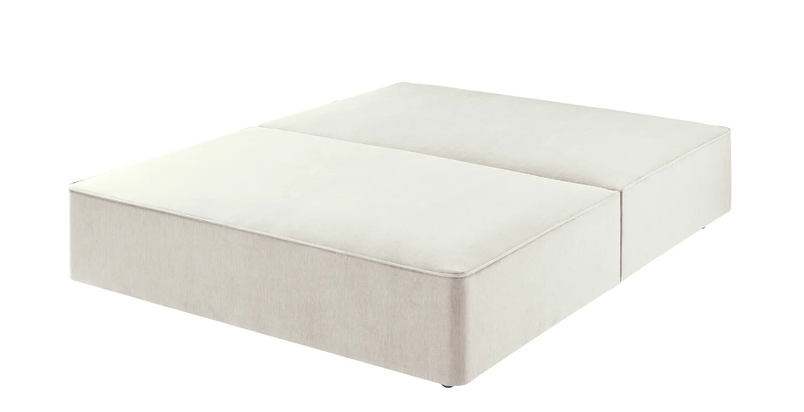 Classic Divan Base, Emperor - Greek Islands Chalk, No Drawers
