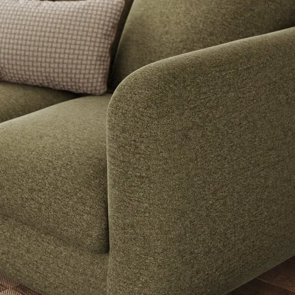 Luca Soft Chenille Reversible Corner Chaise Sofa 5