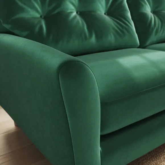 Sven Opulent Velvet 4 Seater Sofa 5