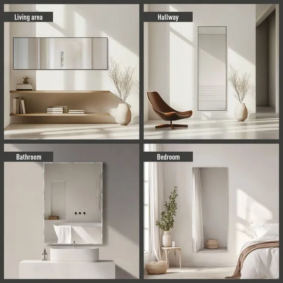 Nielsen Alpha Rectangle Wall Mirror 6