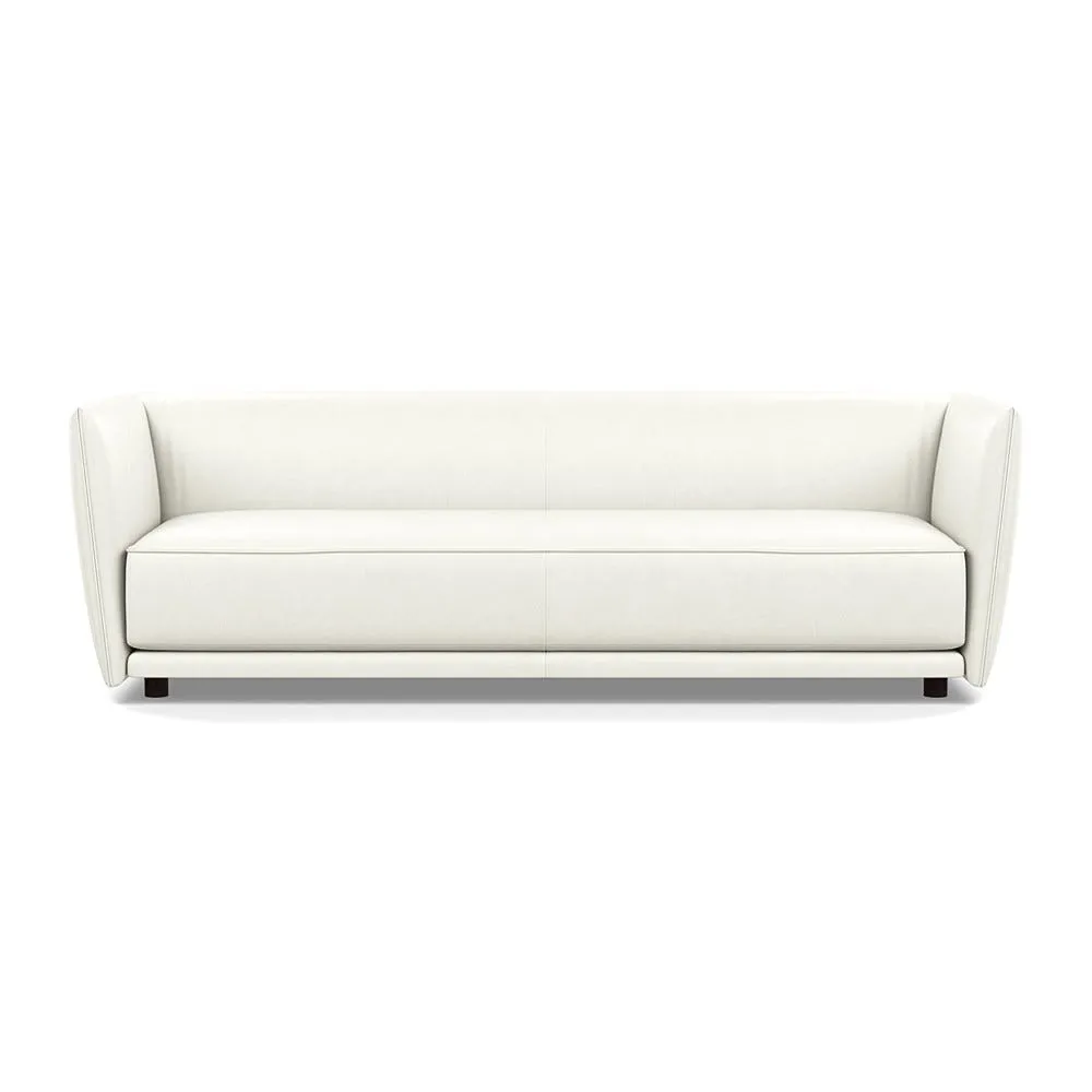 Heal's Valley 4 Seater Sofa Linea White Walnut Stain Feet 1
