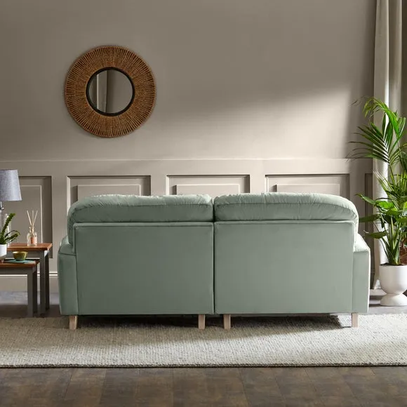 Martha Vintage Velvet Corner Chaise 4