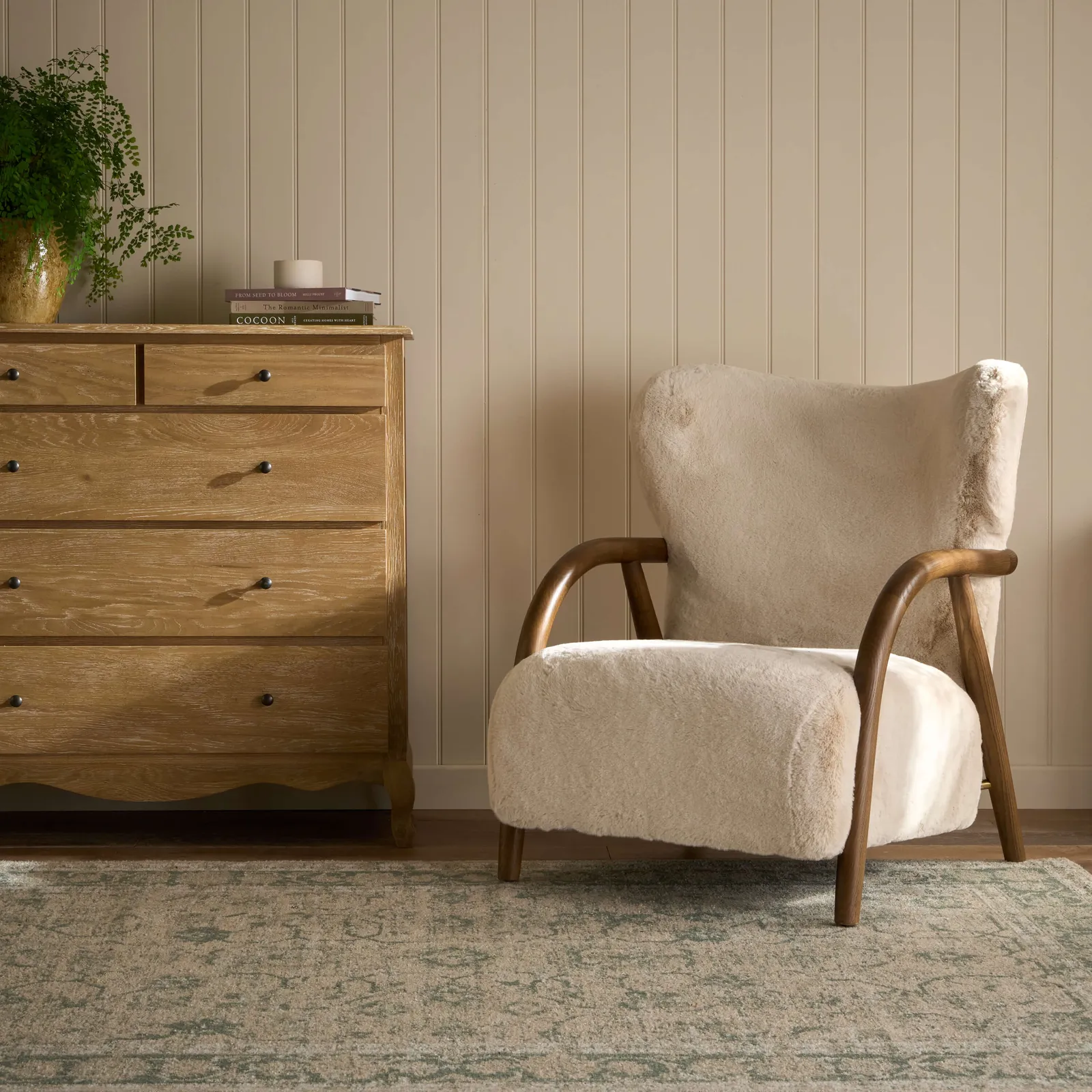 Kiko Accent Chair, Natural