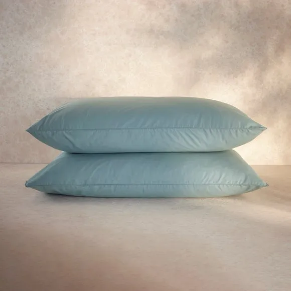 100% Egyptian Cotton 220 Thread Count Standard Pillowcase Pair 5