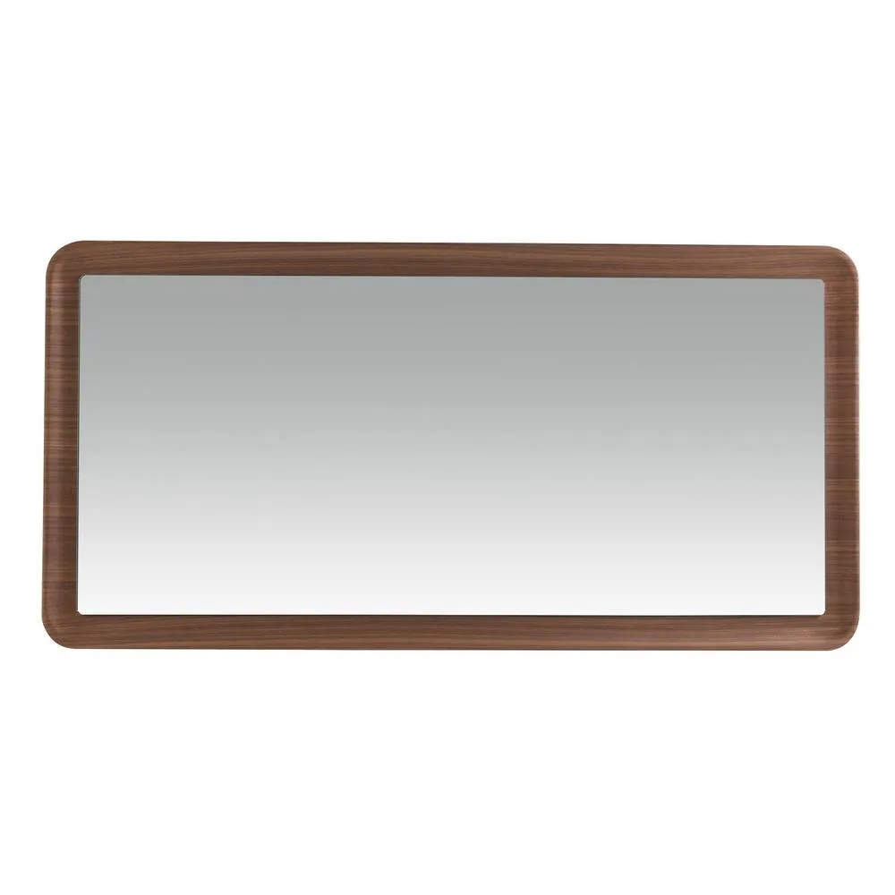 Angel Cerda Rectangular Walnut Wall Mirror 120x60 cm 2