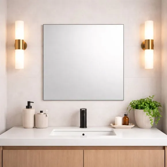 Moderni Bevelled Square Wall Mirror 2