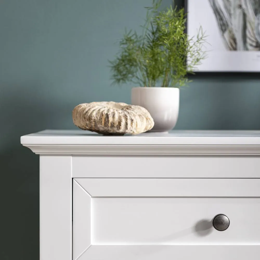Nöa and Nani Karlstad Console Hallway Table with 2 Drawers in White 2