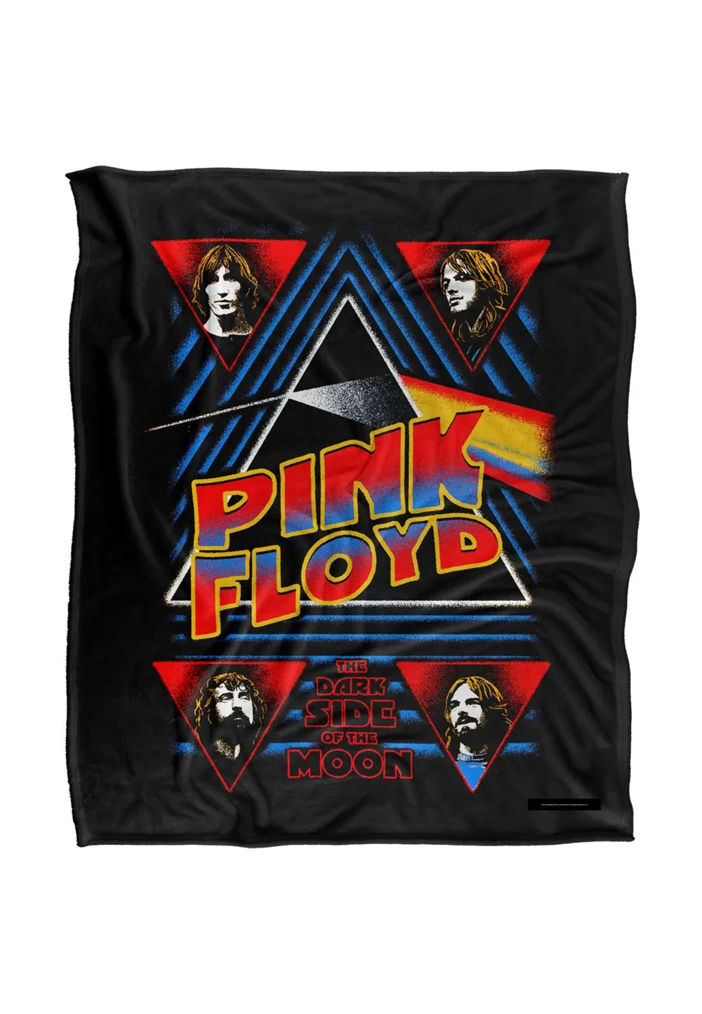 Pink Floyd Dark Side Silky Touch Super Soft Throw Blanket 152 X 127 cm in White