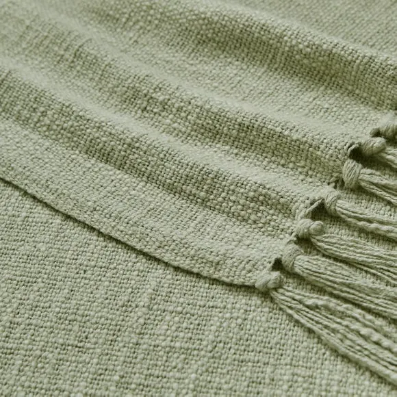 Westcott Slub Cotton Throw Blanket 2