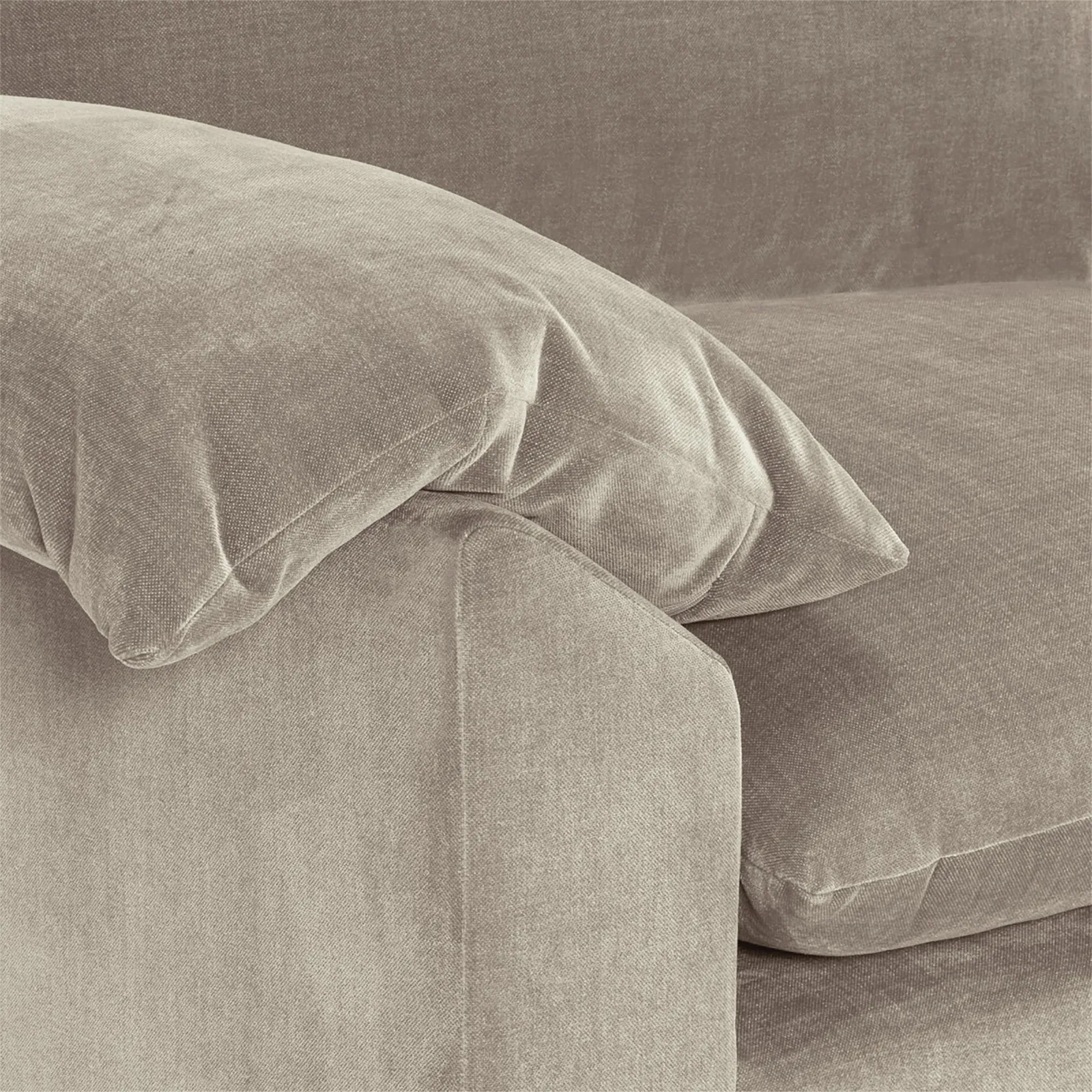 Hoxton Large Sofa, Grey Fabric | Barker & Stonehouse 5