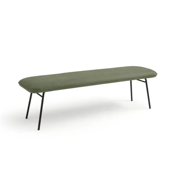 Barker Dining Bench, Faux Leather 4
