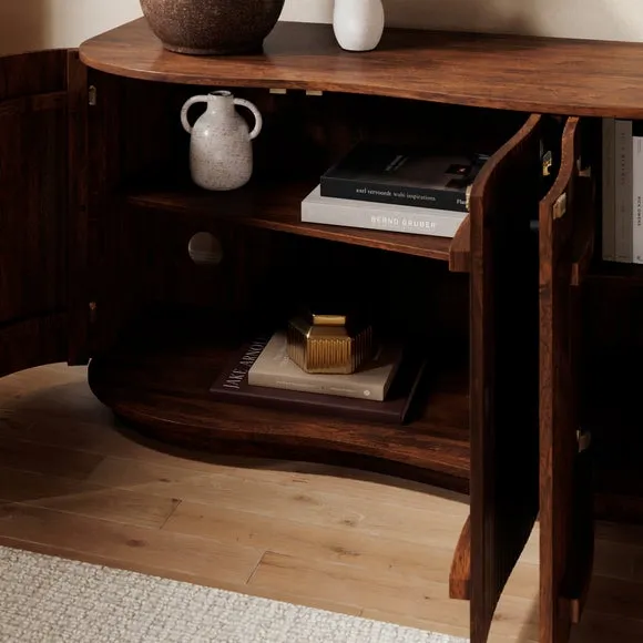 Tarla Extra Wide Sideboard, Mango Wood 5
