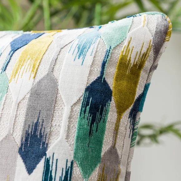 Kelso Cut Velvet Cushion 2