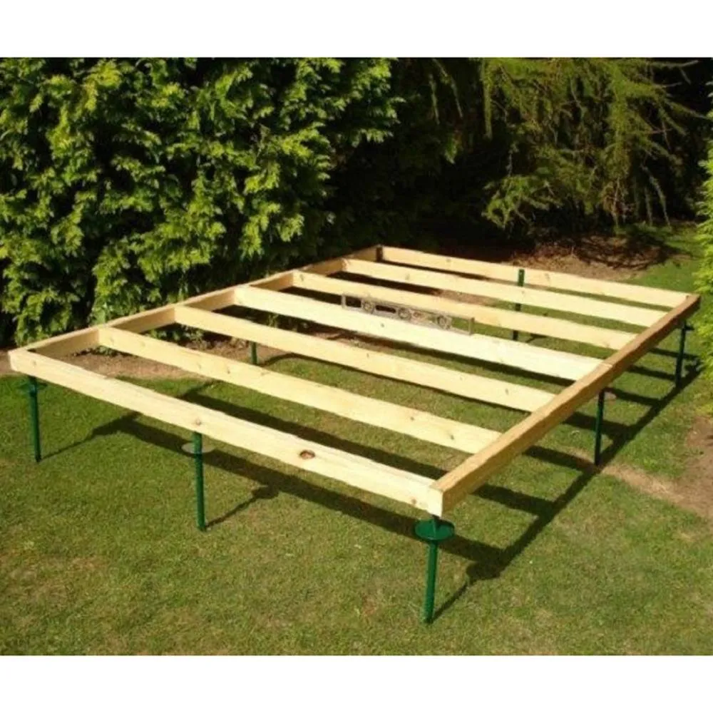 Shires Adjustable Shed Base Approx 8 x 6 Feet in Natural 2