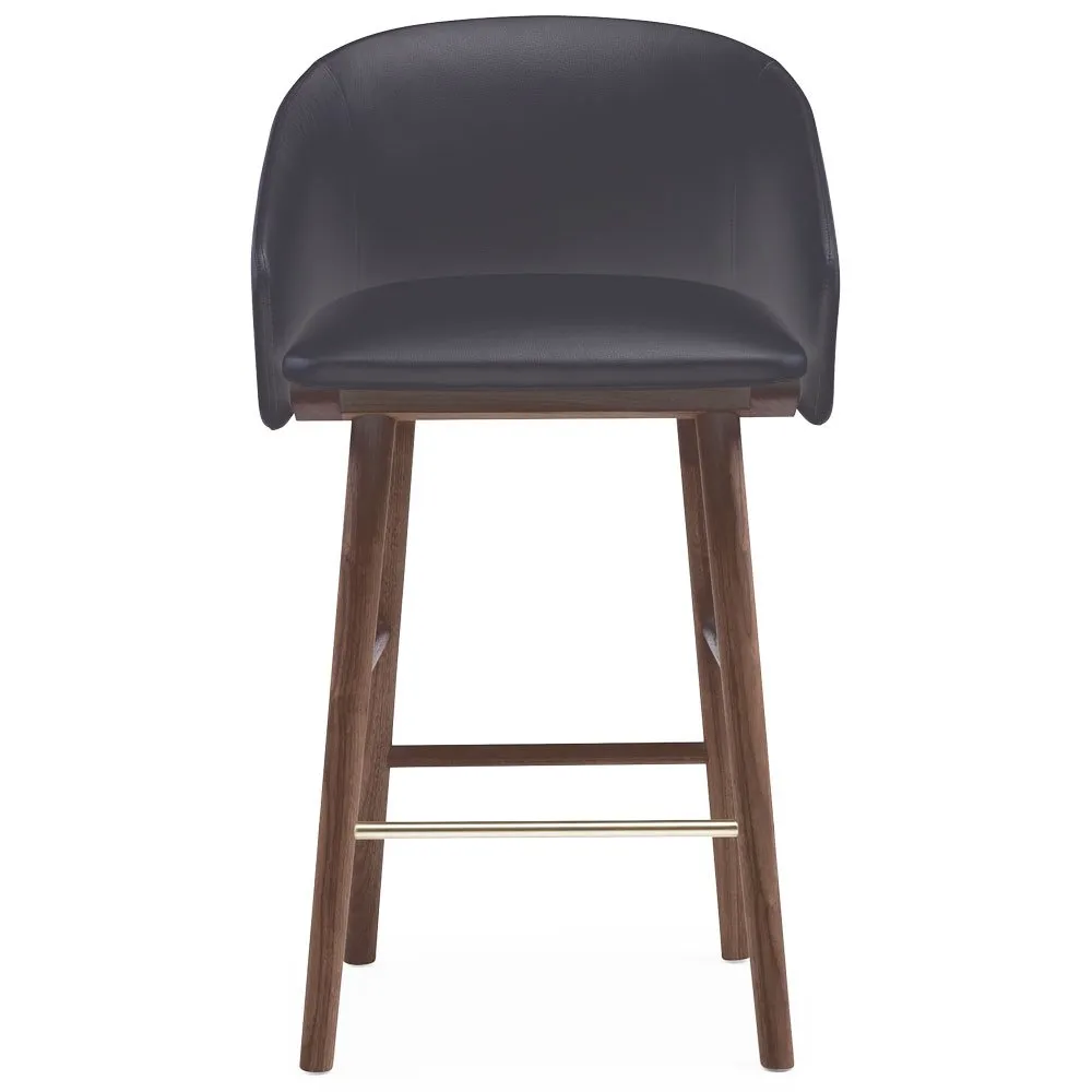 De La Espada Saia Bar Stool Danish Oiled Walnut