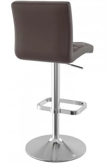 netfurniture Swank Adjustable Bar Stool in Brown 2
