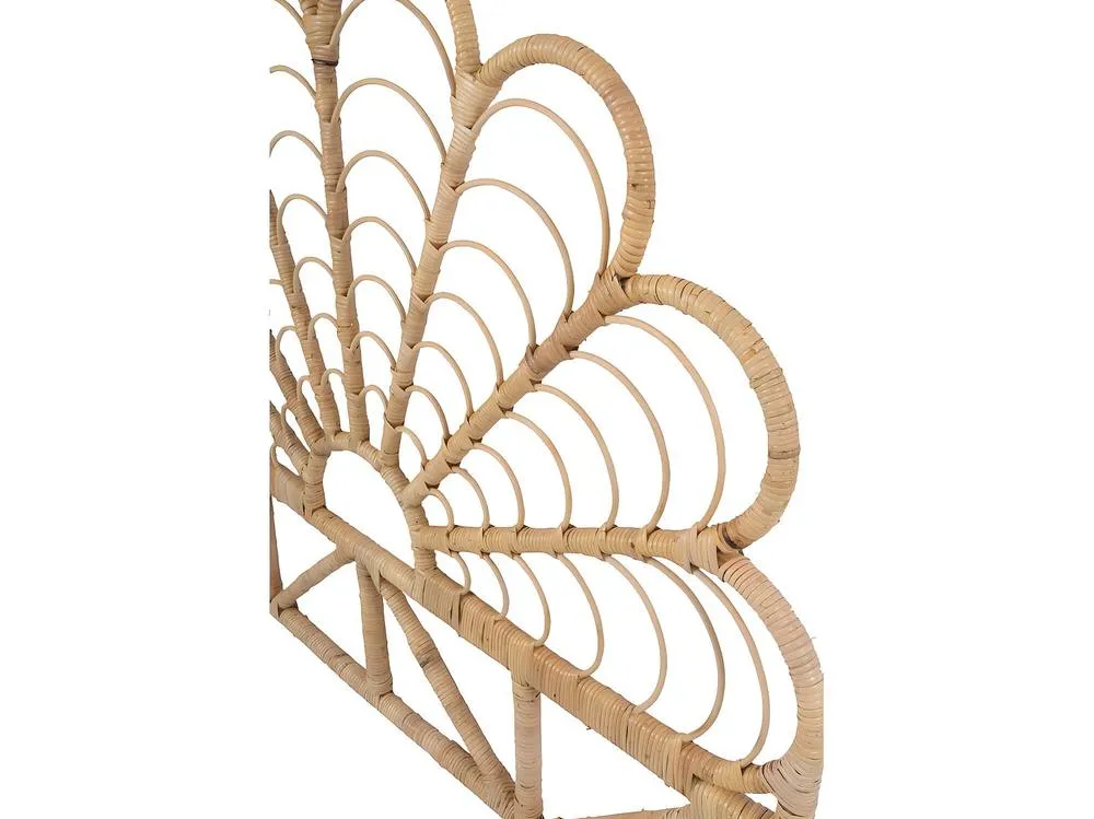 Vente-unique 140 Cm Headboard - Rattan - Natural - FLOSIA in Light Oak 5