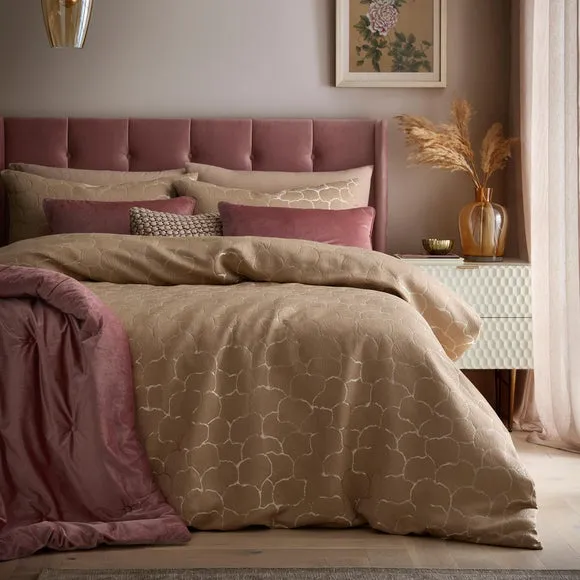 Soiree Ginko Jacquard Duvet Cover & Pillowcase Set 4