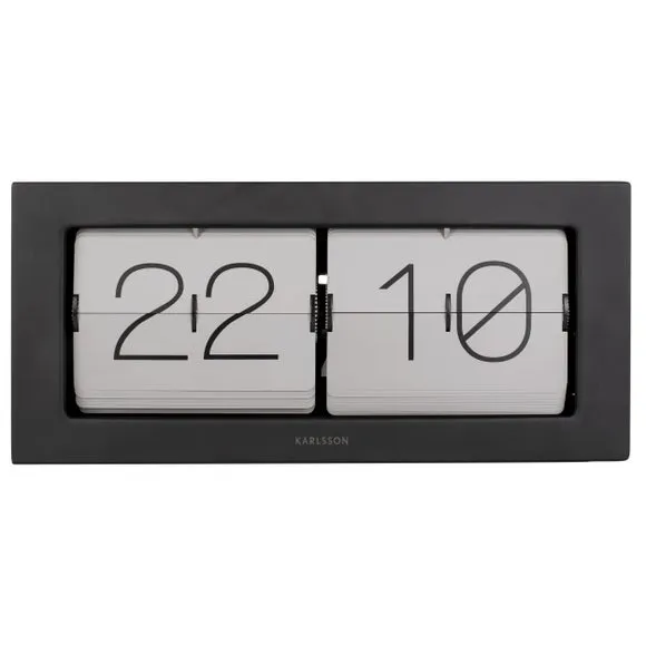 Karlsson XL Boxed Flip Mantel Clock 1