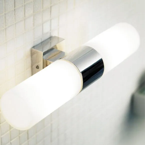 Nordlux Tangens Double Wall Light Chrome, Silver